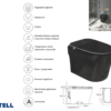 Умный унитаз-биде Kartell ZY-032-05 BlackMatt — изображение 6