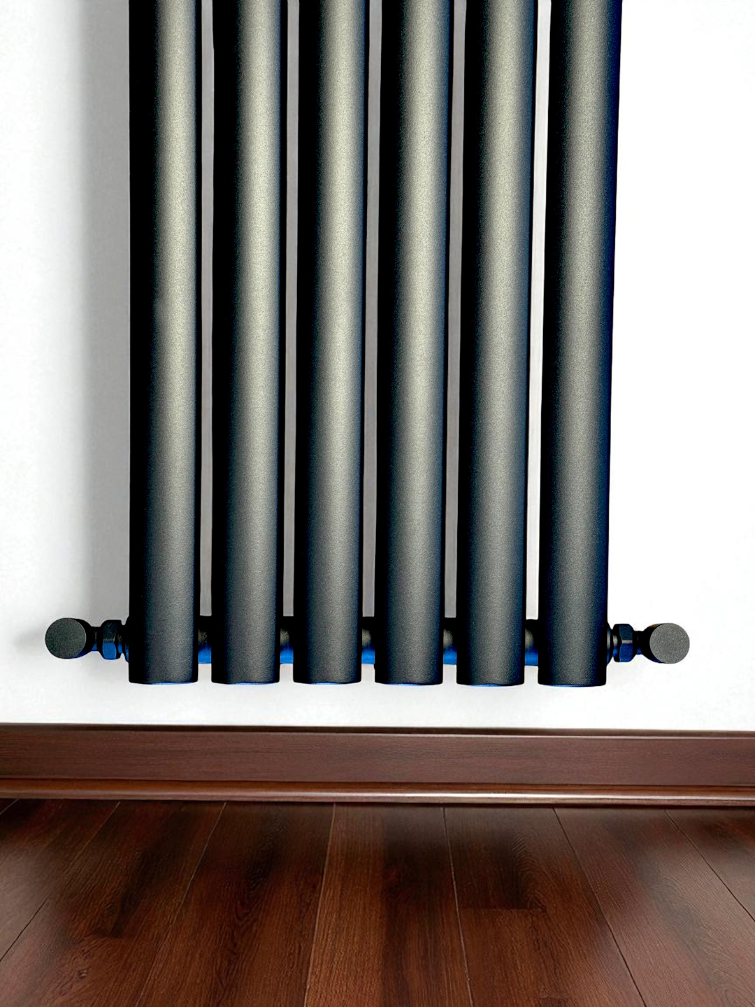 Краны для радиатора Brontego VL-12 1/2''x1/2'' нар.р./нар.р. Черный (Угловые) — изображение 8